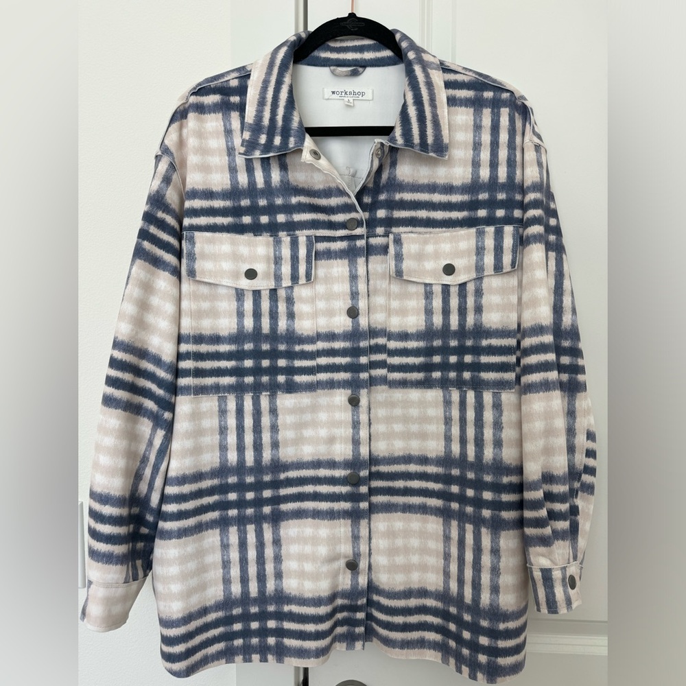 Checkered Shacket